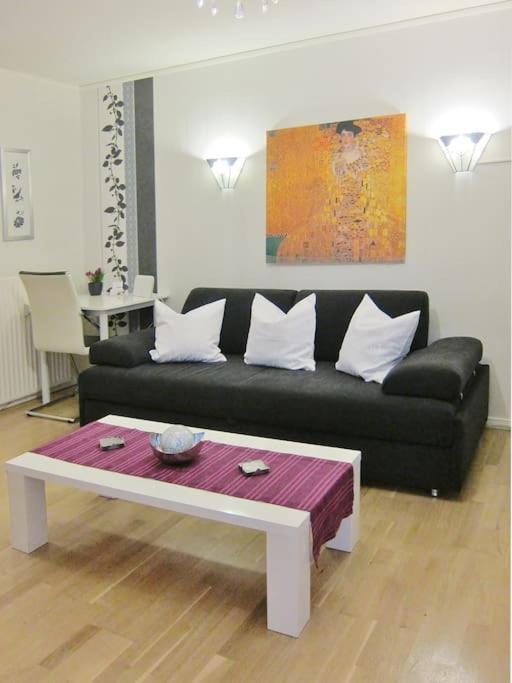 Modernes 1 Zimmer Luxusappartement Kleiner Roland Mit Parkplatz Und Balkon In Bremen Naehe Zentrum Dış mekan fotoğraf