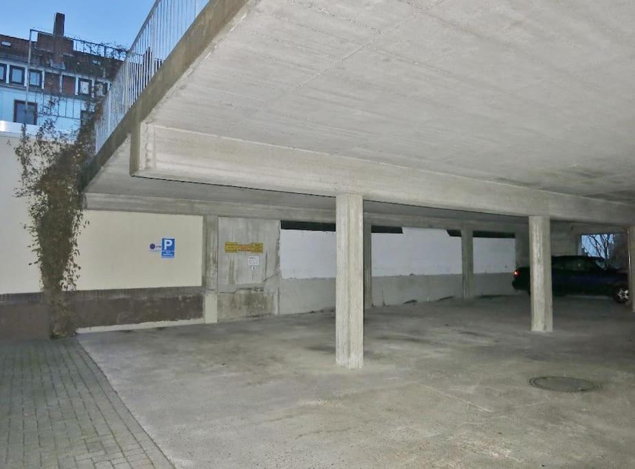 Modernes 1 Zimmer Luxusappartement Kleiner Roland Mit Parkplatz Und Balkon In Bremen Naehe Zentrum Dış mekan fotoğraf